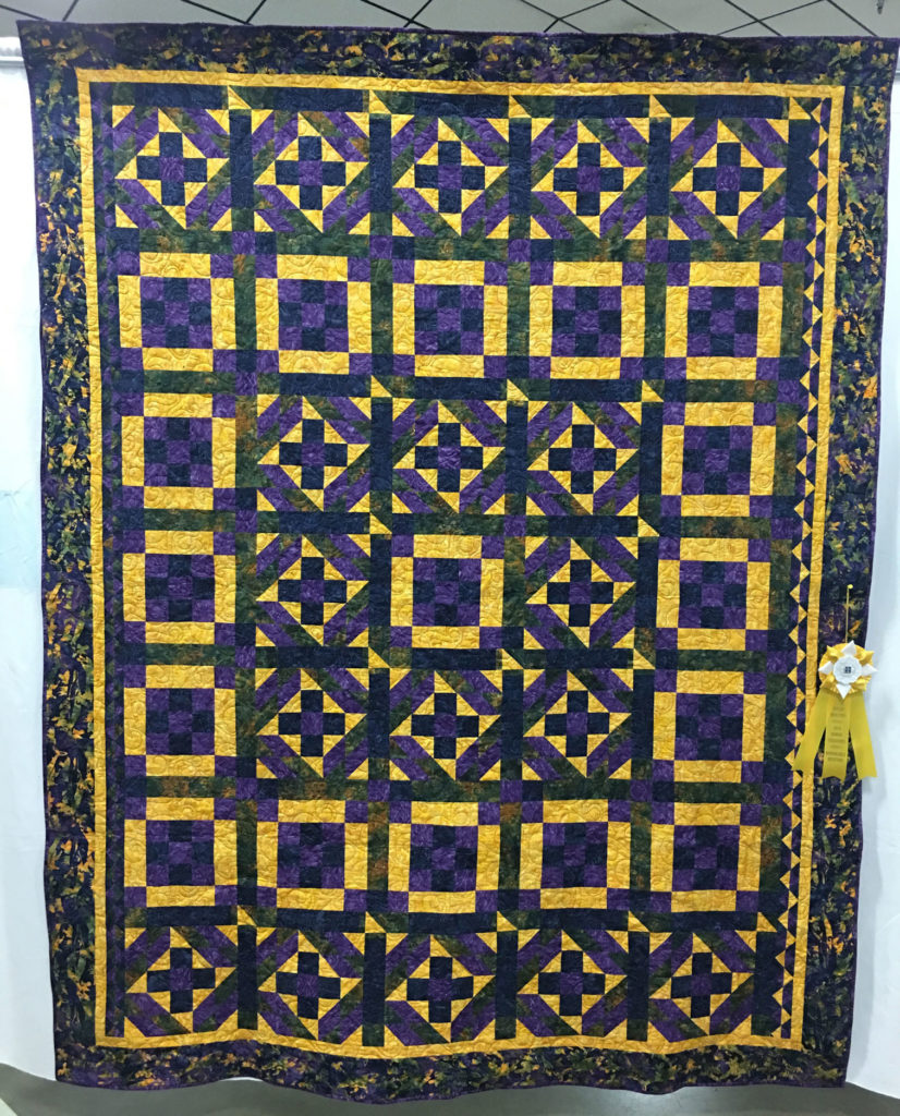 1411 “2017 Guild Mystery Quilt” by Brynn Graham, HM 2017 Mystery Quilt, 2018 Kitsap Quilt Show